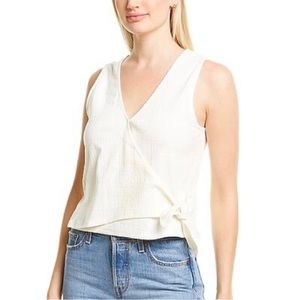 NWOT Madewell Texture And Thread Wrap Knit Top XL